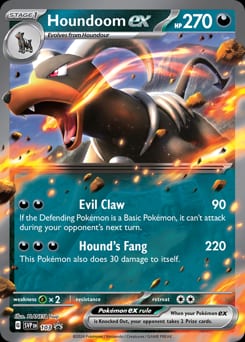 Scarlet & Violet Black Star Promos Houndoom ex #103 card