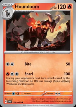 Shrouded Fable Houndoom #8 card