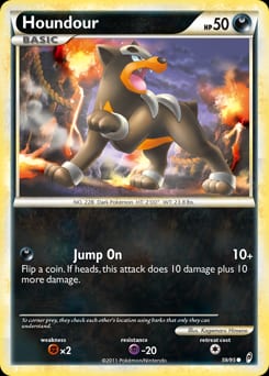 2011 Call of Legends Houndour #59 card