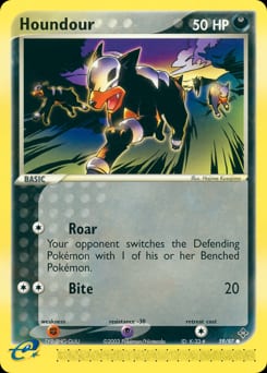 2003 Dragon Houndour #59 card