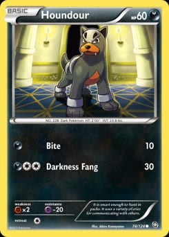 2012 Dragons Exalted Houndour #74 card