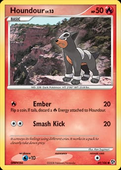 2008 Great Encounters Houndour #69 card