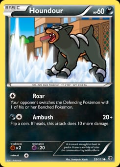 2013 Plasma Blast Houndour #55 card