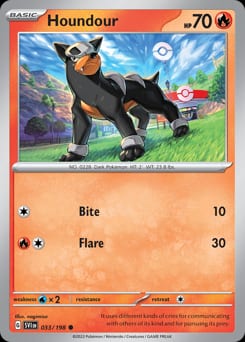 2023 Scarlet & Violet Houndour #33 card
