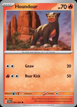 2024 Shrouded Fable Houndour #7 card