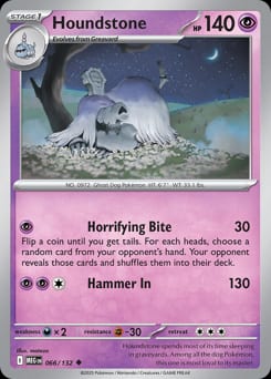 Mega Evolution Houndstone #66 card