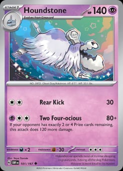 Obsidian Flames Houndstone #101 card