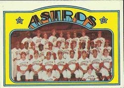 1972 Topps Base Set Houston Astros #282 card