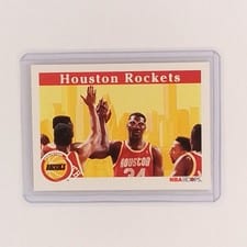 1992-93 Hoops Base Set Houston Rockets #275 card