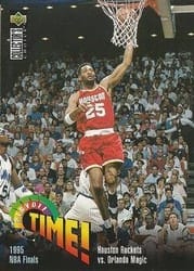 1995-96 Collector's Choice Base Set Houston Rockets vs. Orlando Magic #364 card