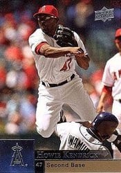 2009 Upper Deck Base Set Howie Kendrick #184 card