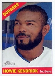 2015 Topps Heritage Base Set Howie Kendrick #280 card