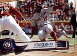 2019 Topps Big League Base Set Howie Kendrick #324 card