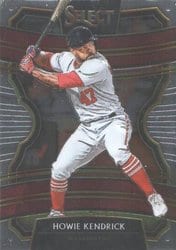 2020 Panini Select Base Set Howie Kendrick #61 card