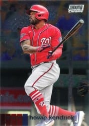 2020 Stadium Club Chrome Base Set Howie Kendrick #368 card