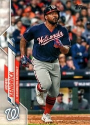 2020 Topps Base Set Howie Kendrick #655 card