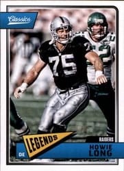 2018 Panini Classics Base Set Howie Long #142 card
