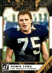 2019 Donruss Legends of the Fall Howie Long #LF-18 card