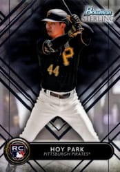 2022 Bowman Sterling Base Set Hoy Park #BSR-43 card