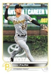 2022 Topps Base Set Hoy Park #184 card