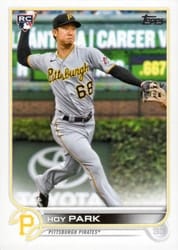 2022 Topps Base Set Hoy Park #184 card