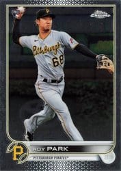 2022 Topps Chrome Base Set Hoy Park #32 card