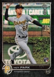 2022 Topps Chrome Ben Baller Edition Base Set Hoy Park #32 card