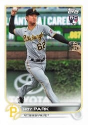 2022 Topps Mini Base Set Hoy Park #184 card