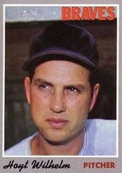 1970 Topps Base Set Hoyt Wilhelm #17 card