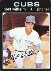 1971 Topps Base Set Hoyt Wilhelm #248 card