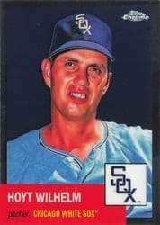 2022 Topps Chrome Platinum Anniversary Base Set Hoyt Wilhelm #114 card
