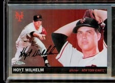 2025 Topps Chrome Platinum 1955 Cards That Never Were Hoyt Wilhelm #55NW-11 card