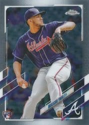 2021 Topps Chrome Update Base Set Huascar Ynoa #USC56 card