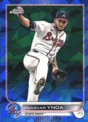 2022 Topps Chrome Sapphire Edition Base Set Huascar Ynoa #3 card