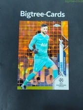 2019 Topps Chrome UEFA Champions League Sapphire Hugo Lloris #82 card