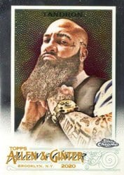 2020 Topps Allen & Ginter Chrome Base Set Hugo Tandron #165 card
