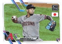 2021 Topps Japan Edition Base Set Humberto Mejia #196 card