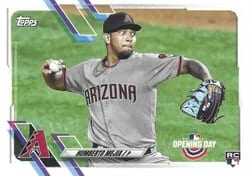 2021 Topps Opening Day Base Set Humberto Mejia #214 card