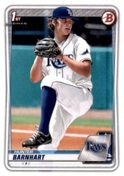 2020 Bowman Draft Base Set Hunter Barnhart #BD-66 card
