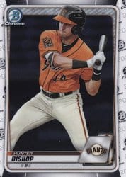 2020 Bowman Chrome Prospects Hunter Bishop #BCP-129 card