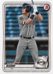 2020 Bowman Draft Base Set Hunter Bishop #BD-200 card