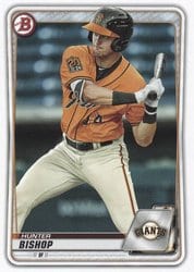 2020 Bowman Prospects Hunter Bishop #BP-129 card