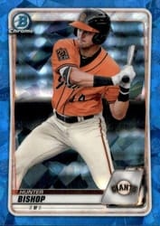 2020 Bowman Sapphire Edition Base Set Hunter Bishop #BCP-129 card