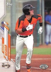 2020 Topps Pro Debut Base Set Hunter Bishop #PD-96 card