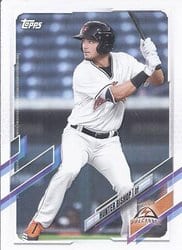 2021 Topps Pro Debut Base Set Hunter Bishop #PD-76 card