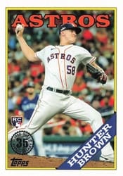 2023 Topps 1988 Topps Baseball (Series 2) Hunter Brown #2T88-13 card