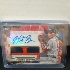 2023 Topps Inception Autograph Patch Cards Hunter Brown #IAP-HB card