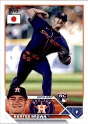 2023 Topps Japan Edition Base Set Hunter Brown #56 card