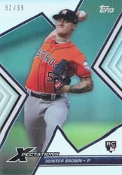 2023 Topps Xpectations Base Set Hunter Brown #12 card