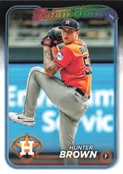 2024 Topps Base Set Hunter Brown #30 card